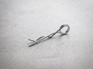 Double-wound spring cotter pin (similar to DIN 11024)