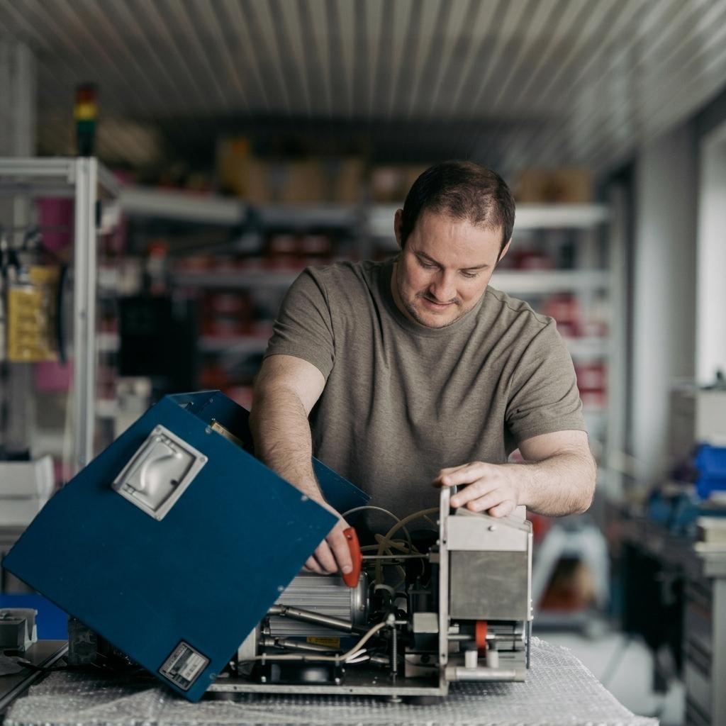 Reparatur elektronischer Steuerungskomponenten bei Biegema